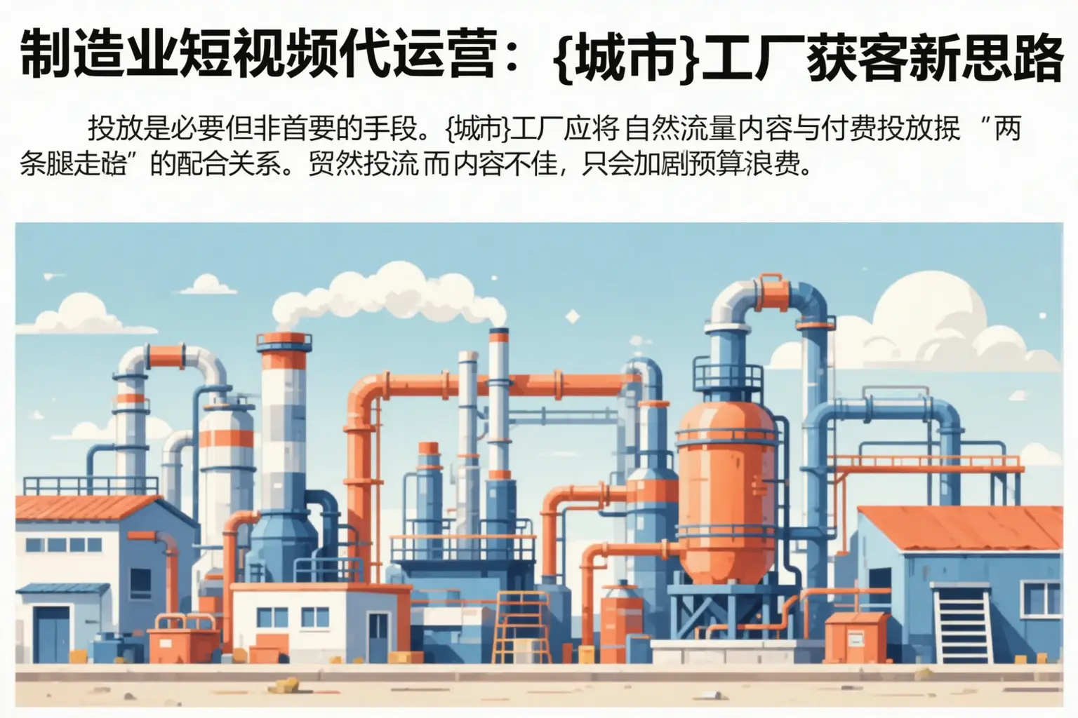 制造业短视频代运营:西藏工厂获客新思路