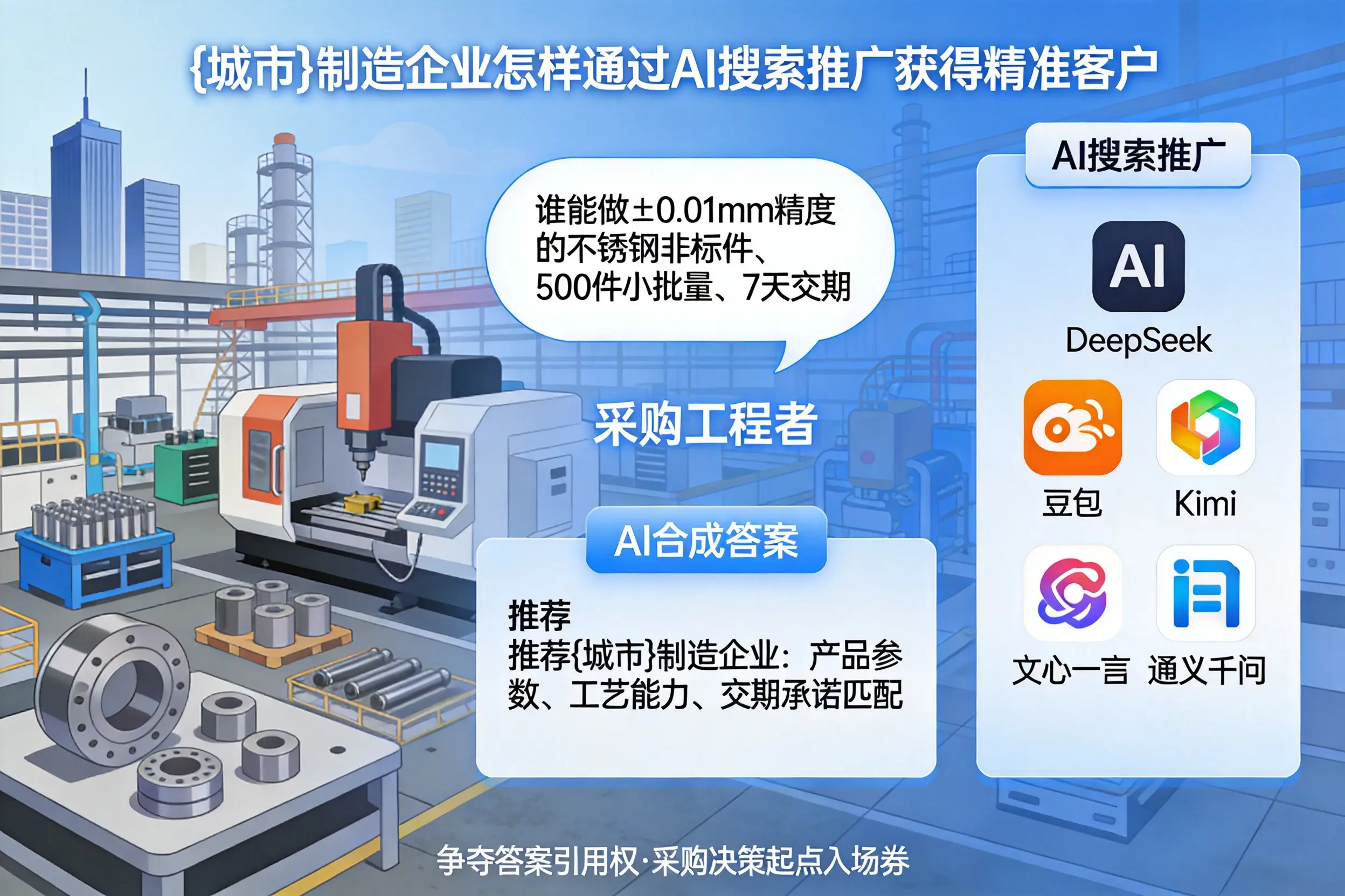 西藏制造企业怎样通过AI搜索推广获得精准客户
