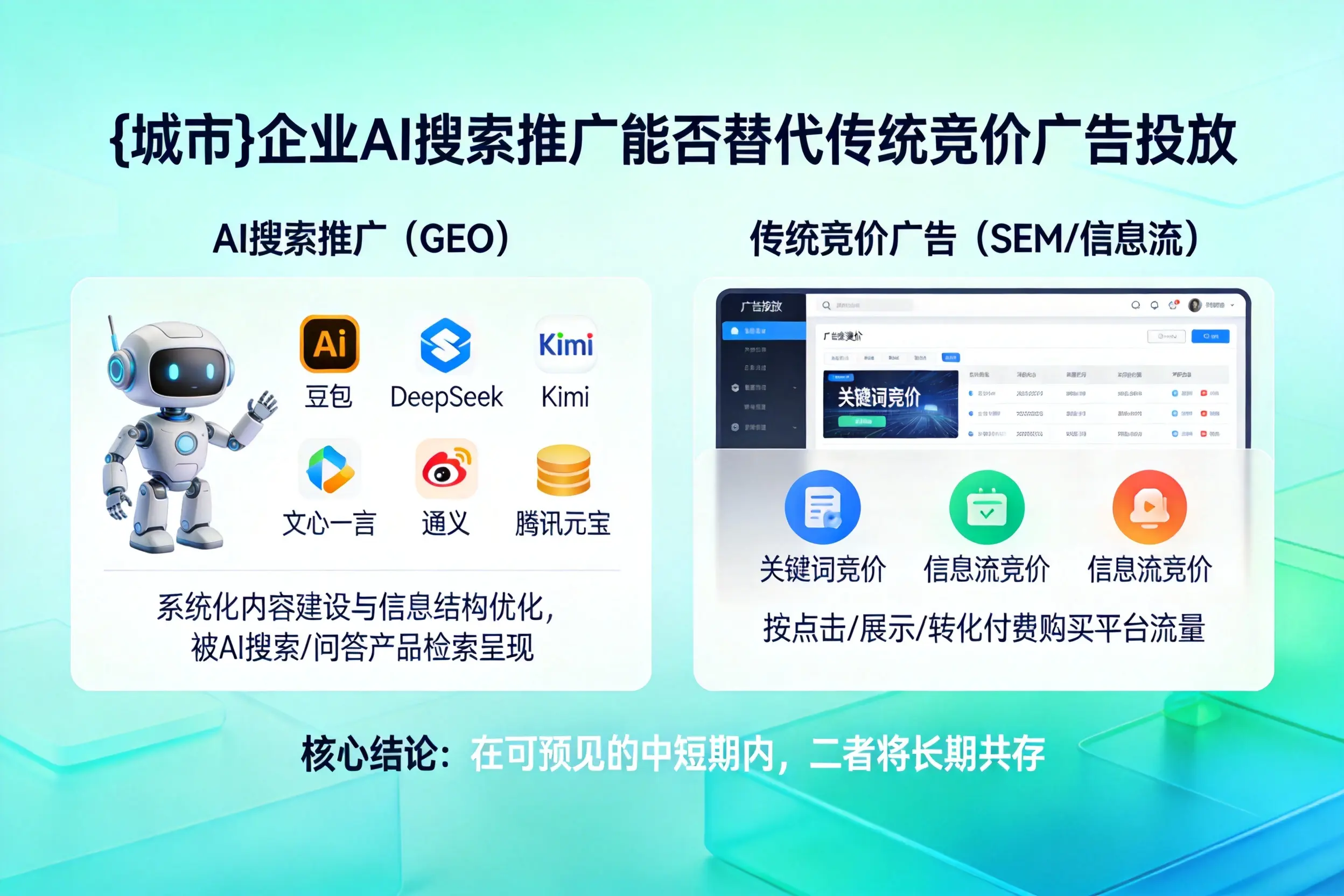 西藏企业AI搜索推广能否替代传统竞价广告投放