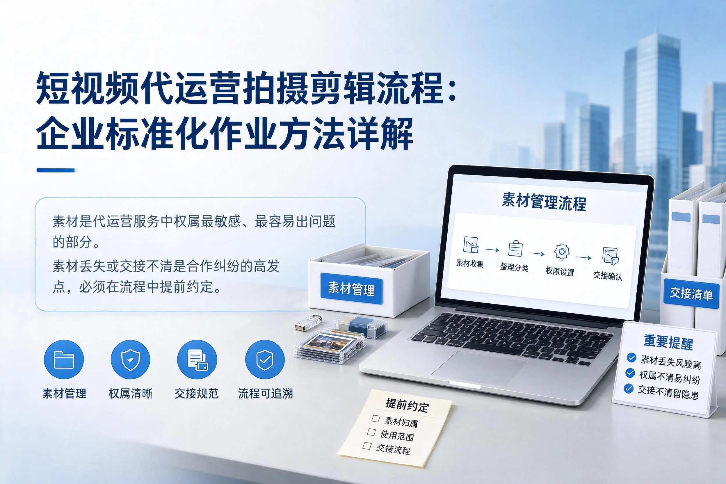 短视频代运营拍摄剪辑流程:西藏企业标准化作业方法详解