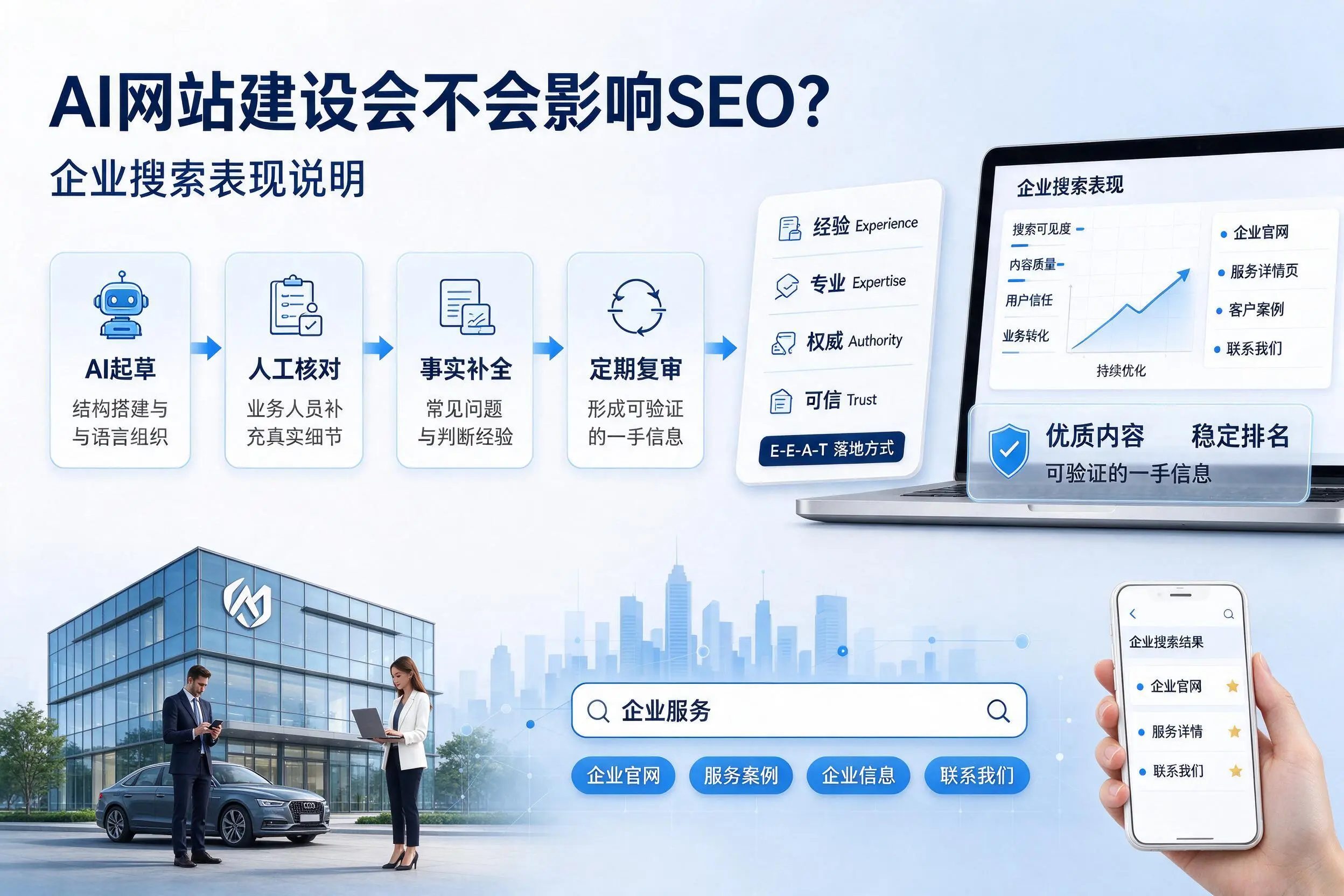 AI网站建设会不会影响SEO？西藏企业搜索表现说明