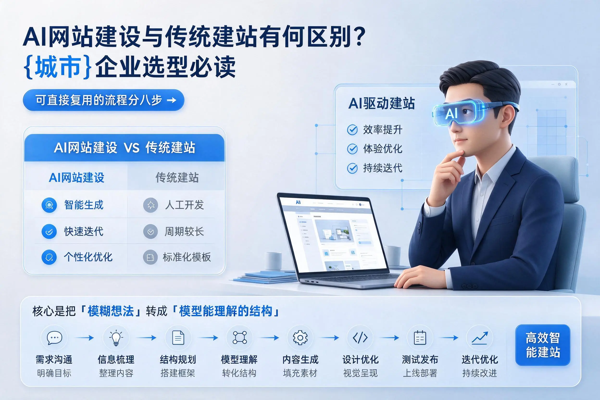 AI网站建设与传统建站有何区别?西藏企业选型必读