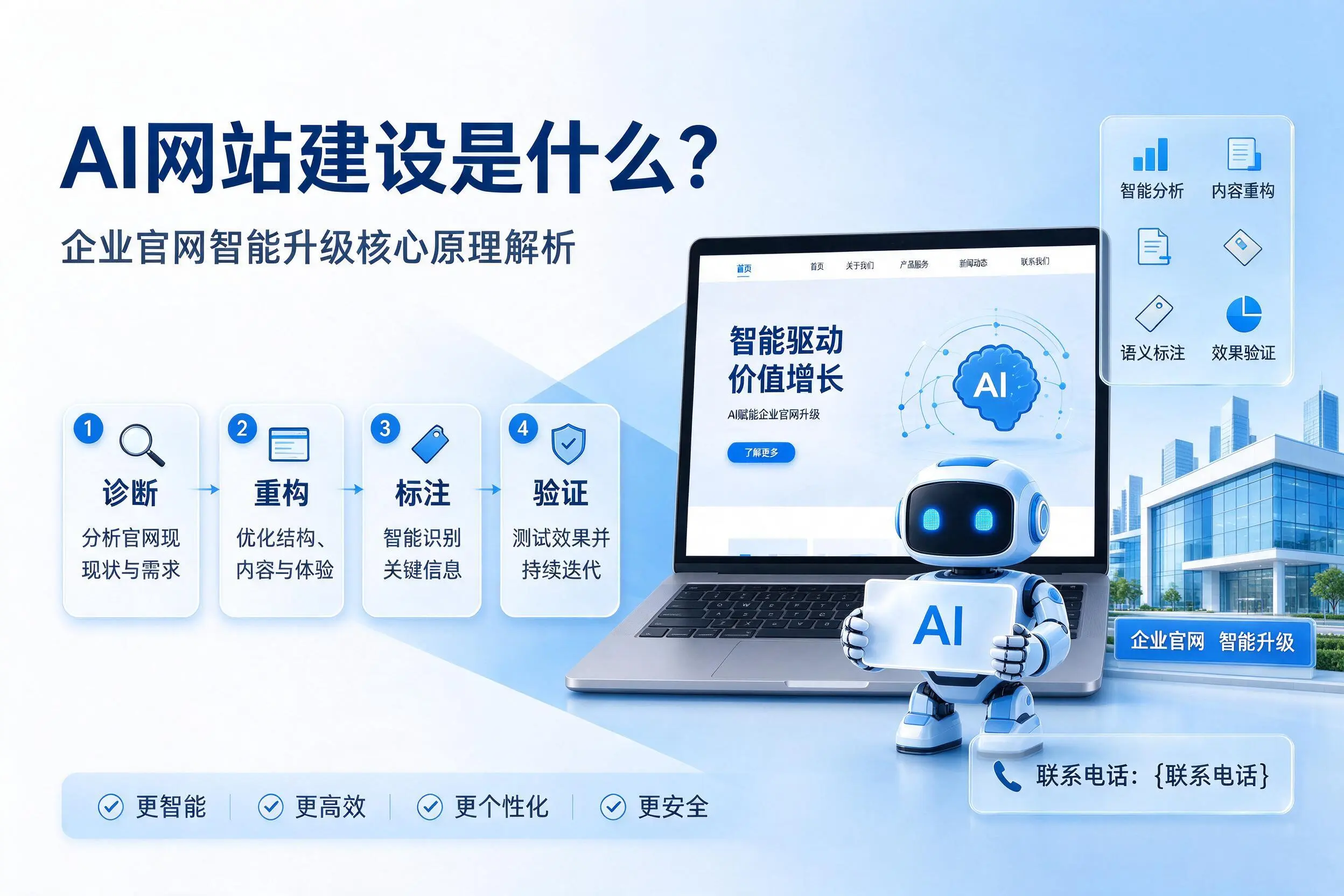 AI网站建设是什么？西藏企业官网智能升级核心原理解析