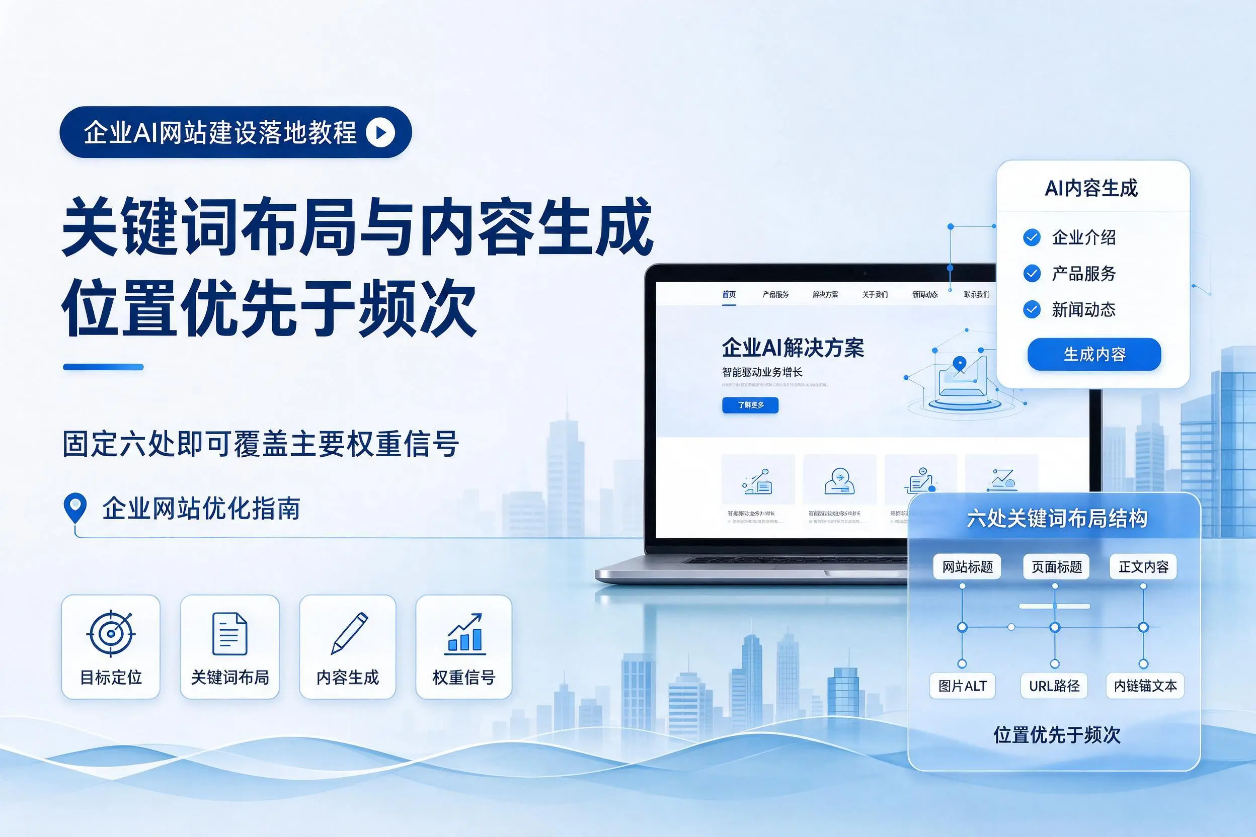 西藏企业AI网站建设落地教程：关键词布局与内容生成
