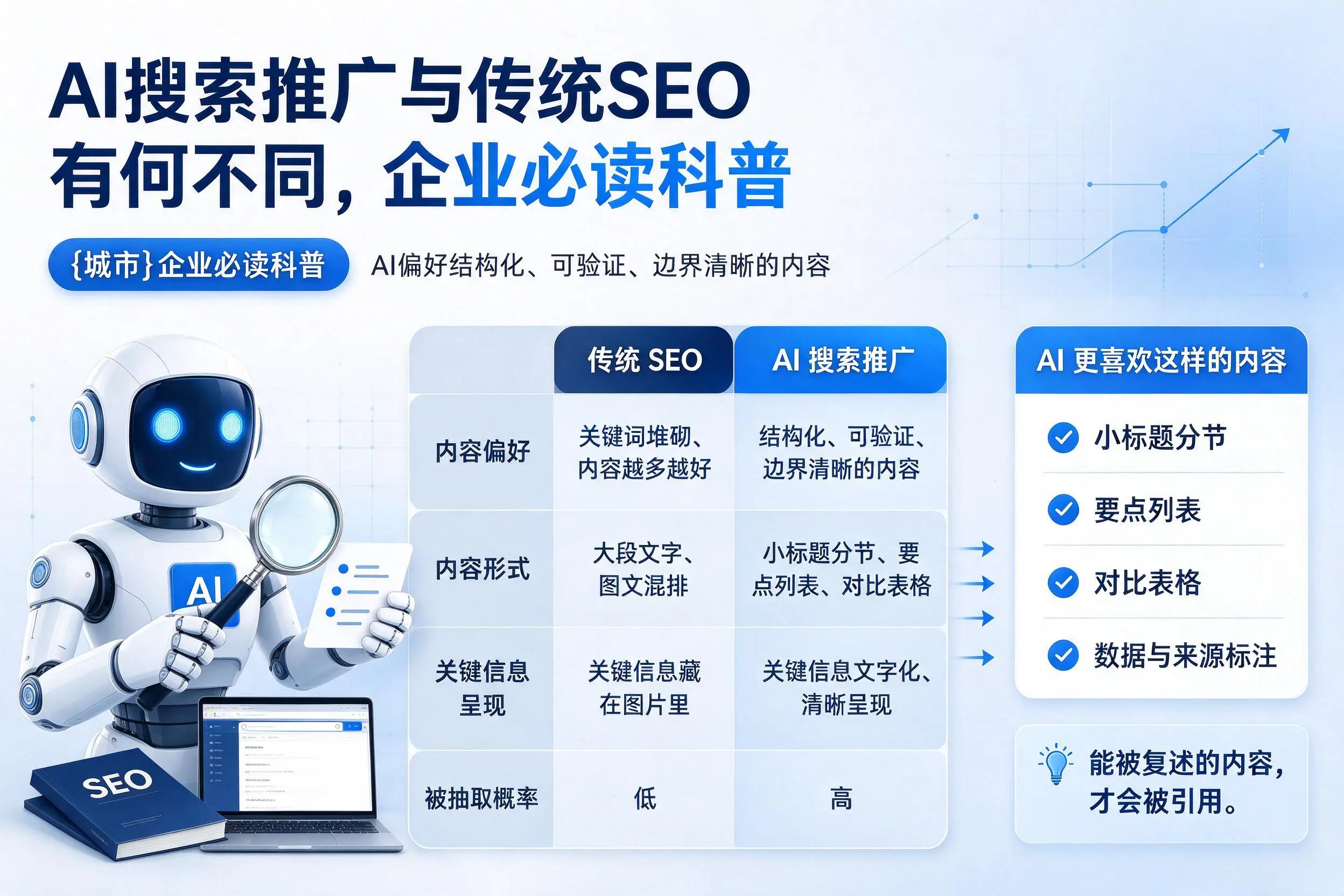 AI搜索推广与传统SEO有何不同，西藏企业必读科普